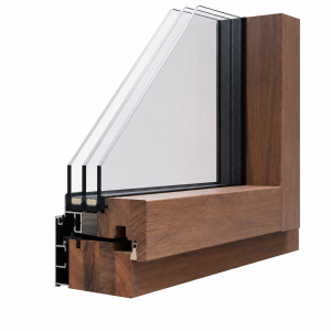 Cửa sổ gỗ nhôm Z87